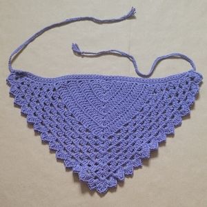 Crochet boho kerchief